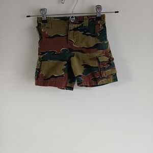 Vintage Ralph Lauren Toddler Baby Camo Cargo Shorts 24months